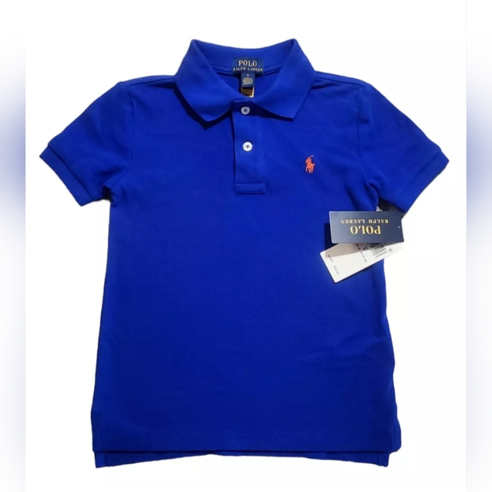 Polo Ralph Lauren Classic Fit  Boys  Shirt Color Blue Sz 5